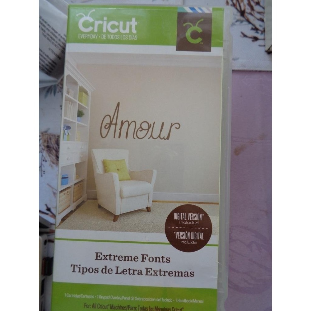 Cricut Die Cut Cartridge EXTREME FONTS Scrapbooking